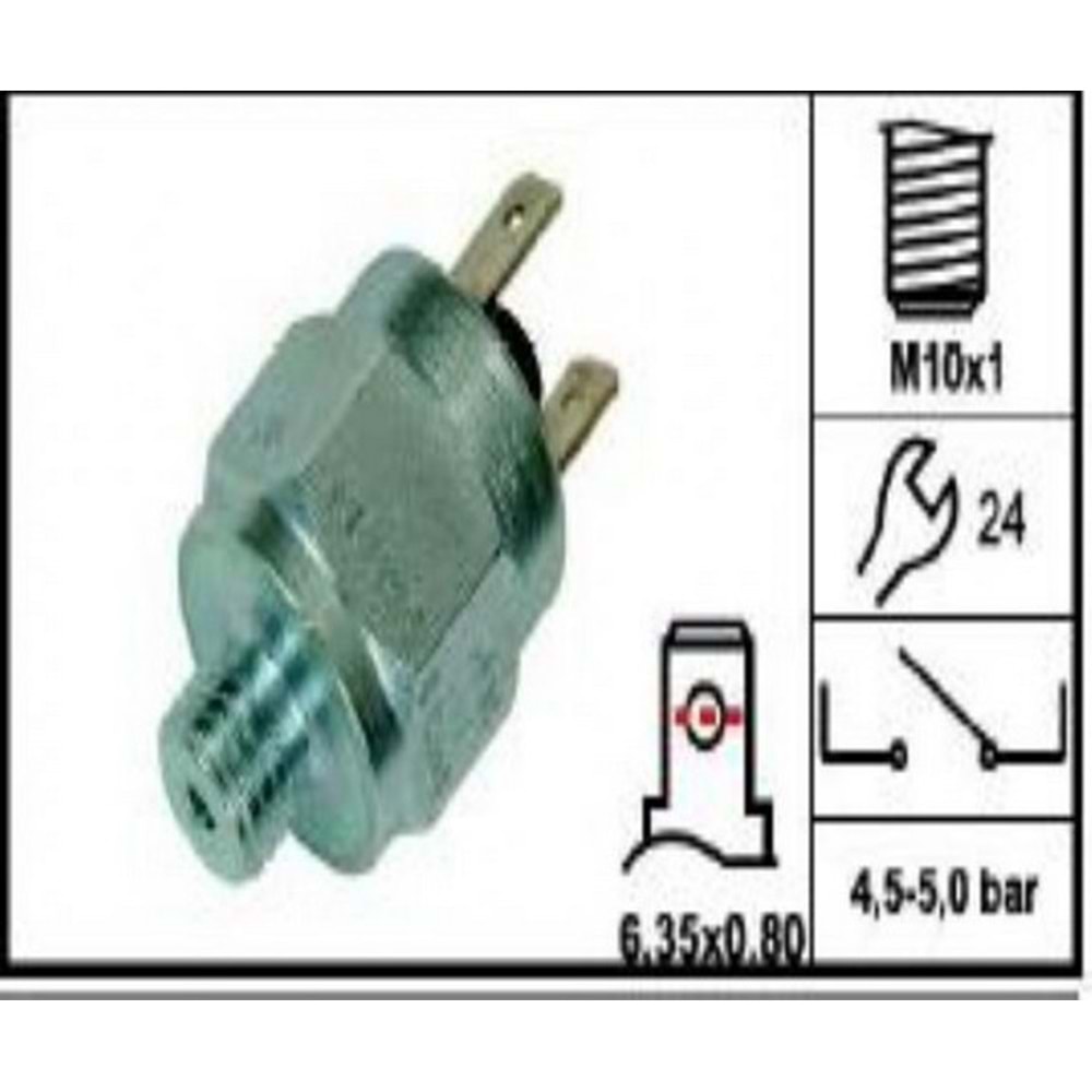 PEUGEOT J9 EM PREMIER MASTAS FREN BASINC MUSURU UNIVERSAL YAG BASINC 4,5 5,0 BAR M10X1 N.ACIK