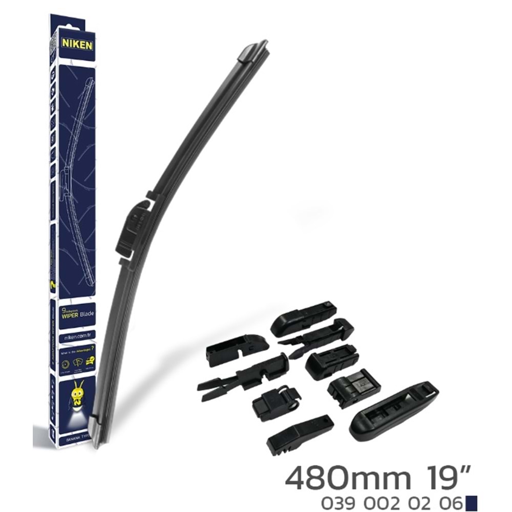 480mm 19 9 APARATLI BANANA TİP SİLECEK