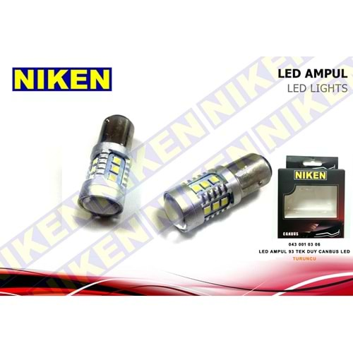 LED AMPUL 93 TEK DUY CANBUS LED TURUNCU