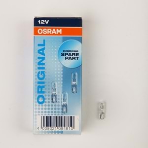 AMPUL 12V 2W T5 KÜÇÜK DİPSİZ