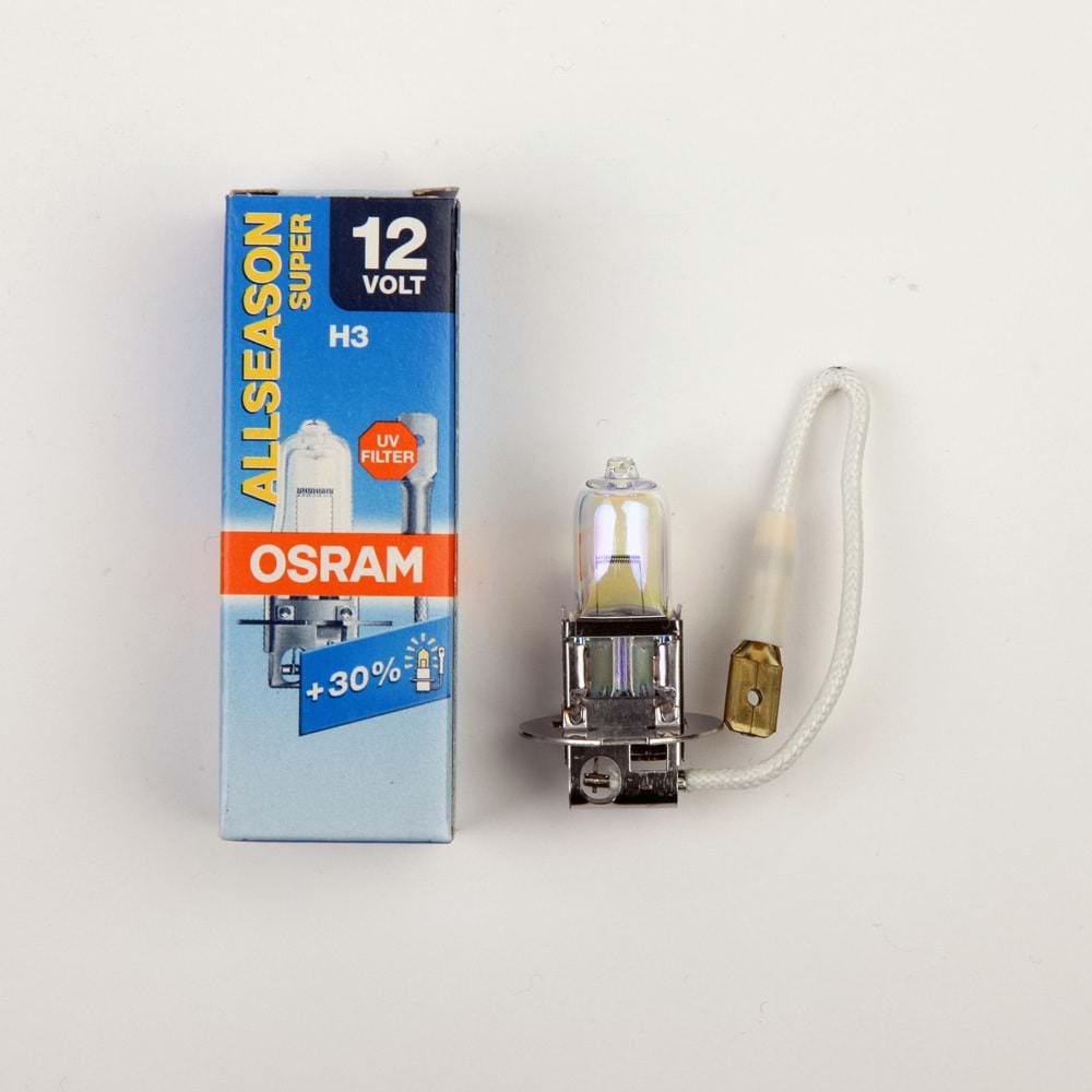 H3 64151ALS 55W 12V PK22S 10X10X1 OSRAM PK22s ALLSEASON
