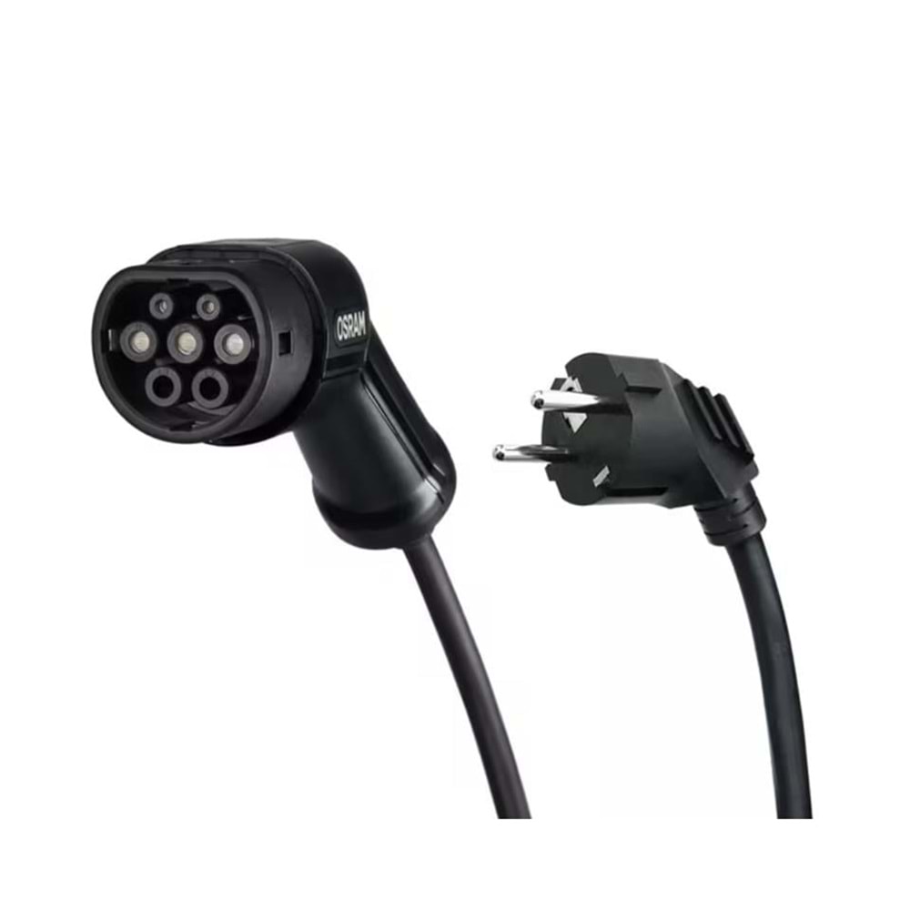 ELEKTRİKLİ ARAÇ ŞARJ KABLOSU TİP2 16A 5METRE