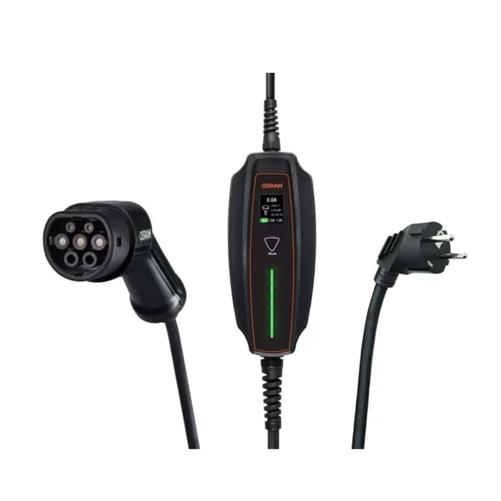 ELEKTRİKLİ ARAÇ ŞARJ KABLOSU TİP2 16A 5METRE