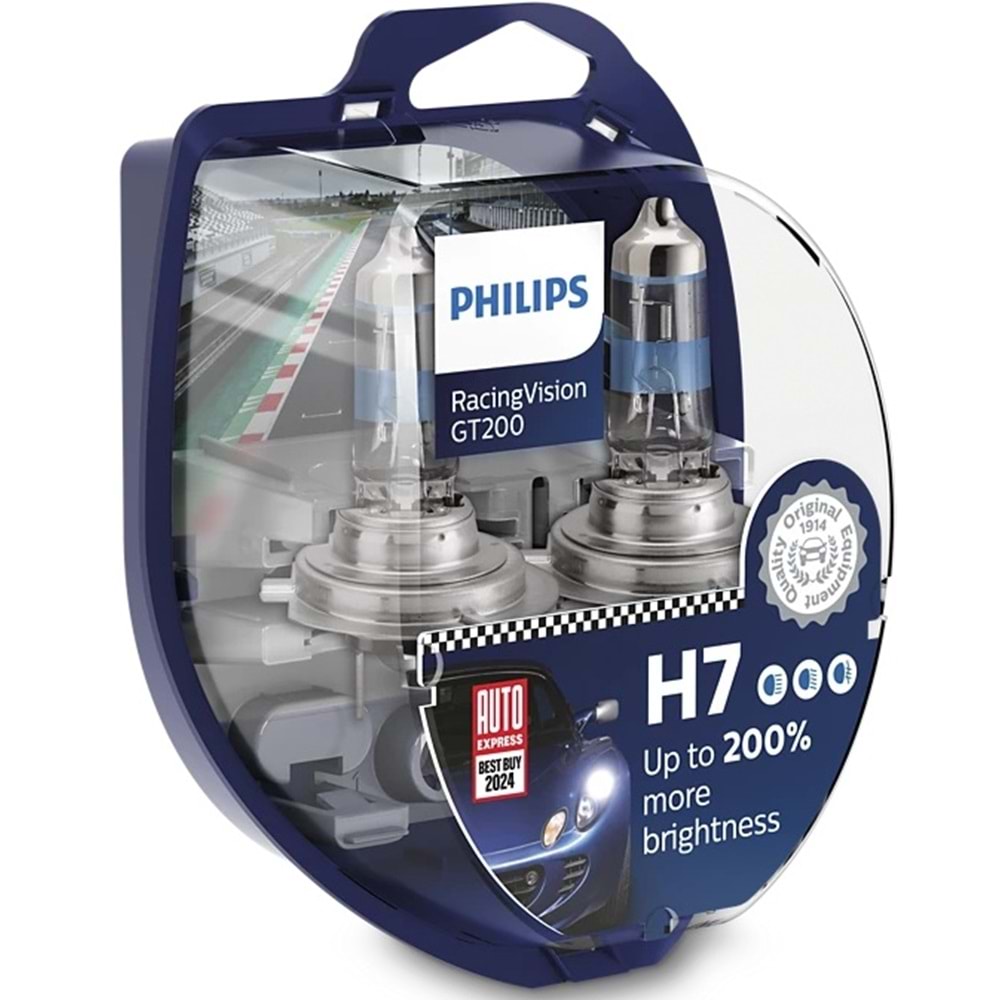 AMPUL H7 12V 55W %200 FAZLA IŞIK RACING VISION