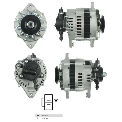 ALT.DIN. 12V.100A.HITACH T.COMBO/VECTRA 1.7DTI