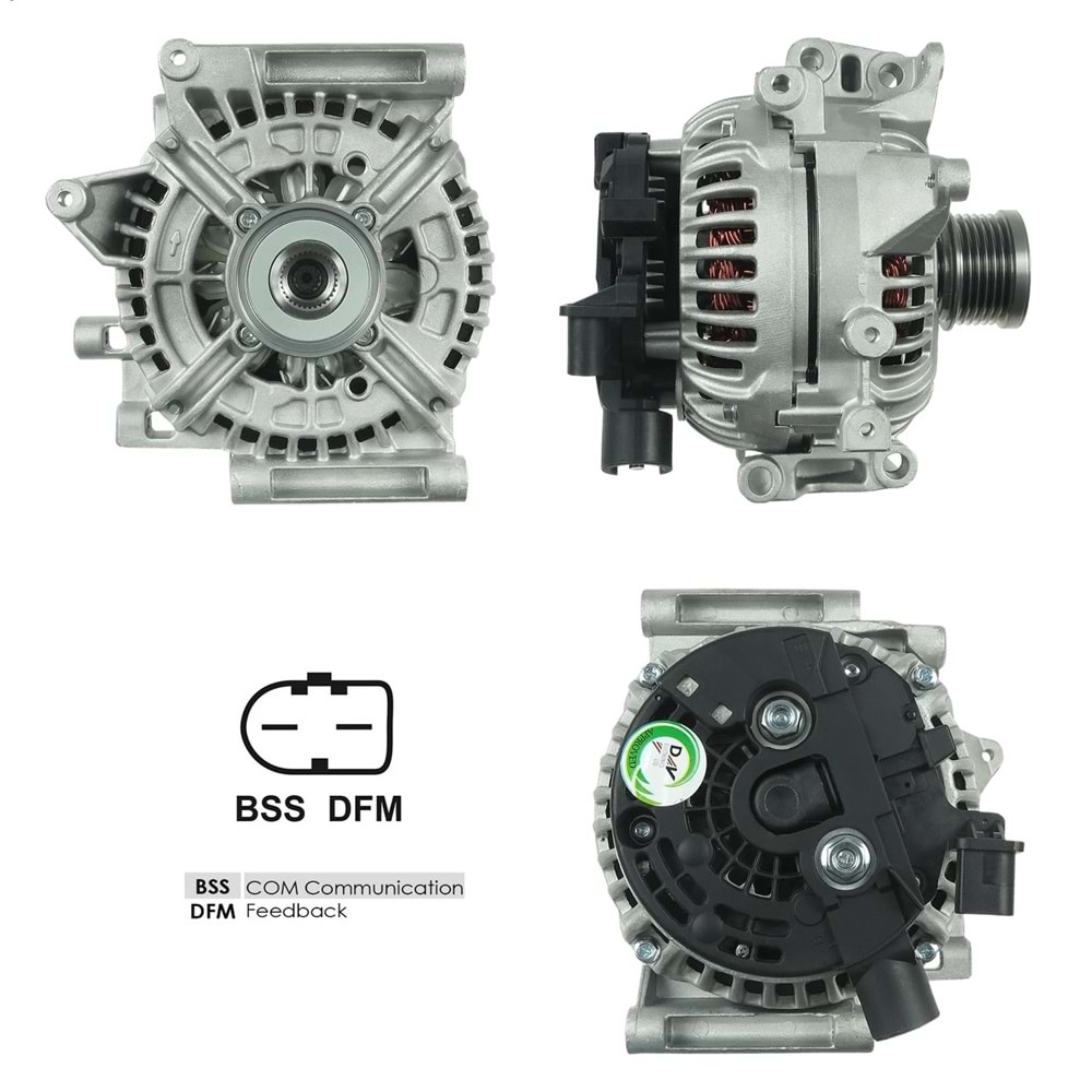 ALT.DIN. 12V.200A.BOS.T.MB.C-220/E-220 CDI2003>BSS