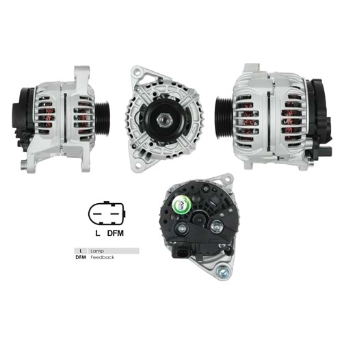 ALT.DIN. 12V.120A.A4/A6/PASSAT 3 KULAK KLIML