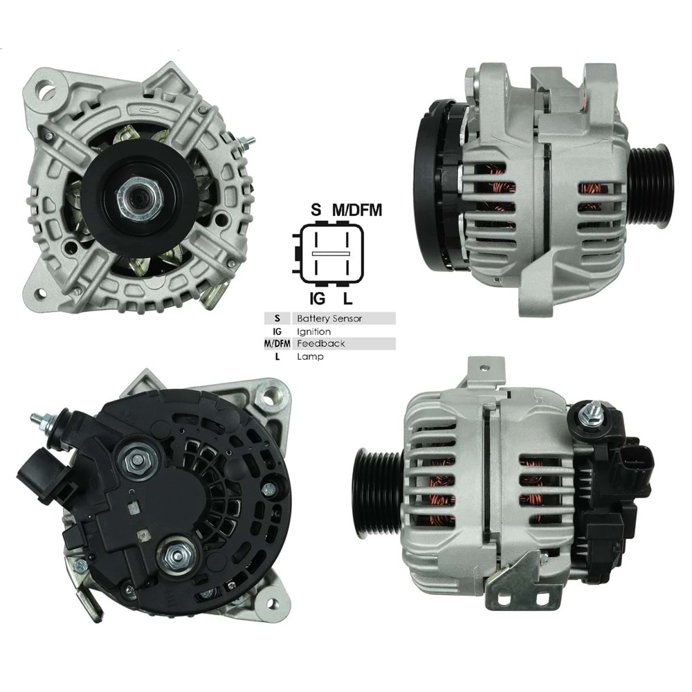 ALT.DIN. 12V.100A AVENSIS / RAV4 2003->