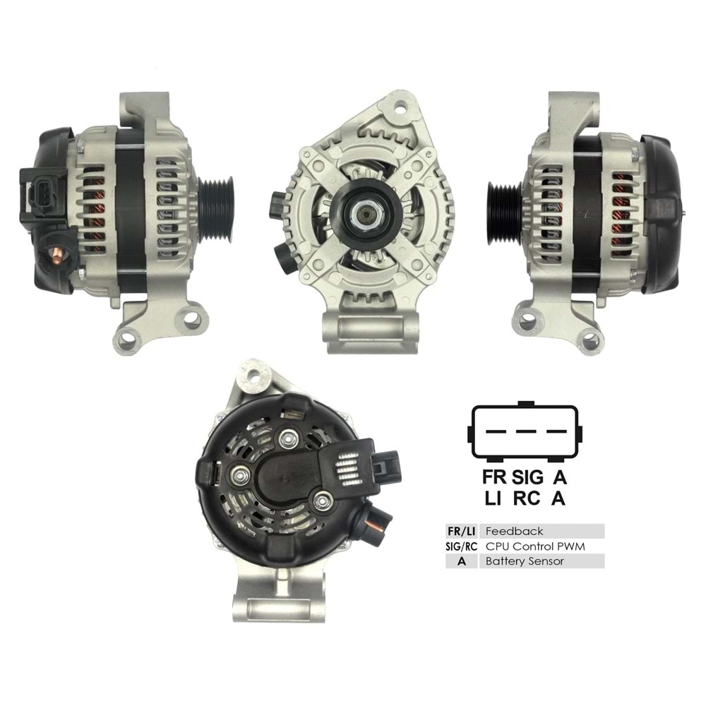 ALT.DIN. 12V.120A.FOCUS/S40 1,6 BENZ 2006>