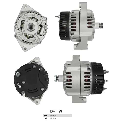 ALT DINAMO 12V 120A JCB HATTAT VALTRA SISU