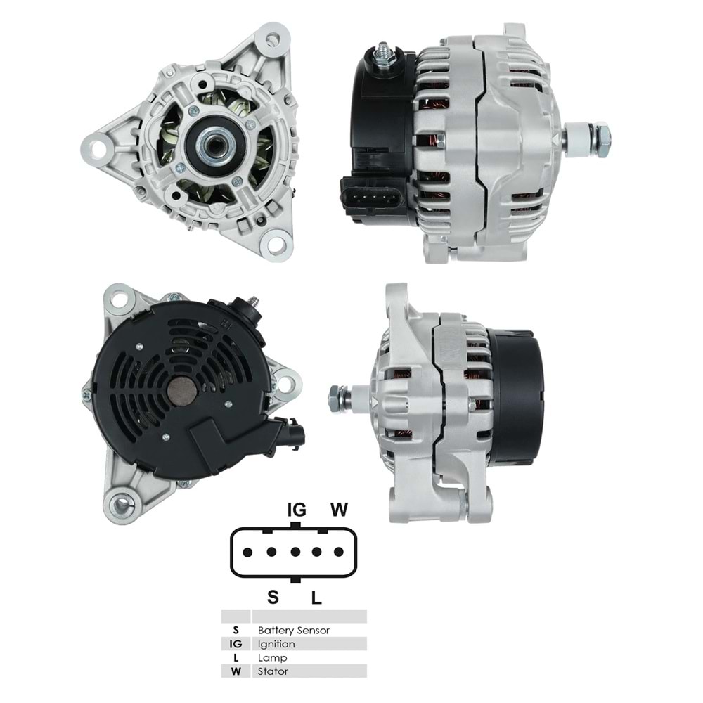 ALT DINAMO 24V 55A BOSCH T.MAN TGA 2000>2004