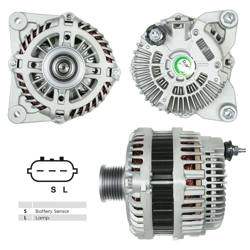 ALT.DIN. 12V.150A.MITS.QASHQAI/JUKE 1,6 BENZIN