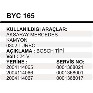 MARS YASTIGI GOVDELI 24V KAMYON