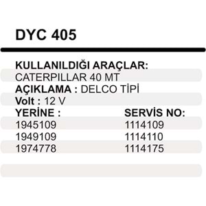 MARS YASTIGI GOVDELI 12V CAT 40MT49014