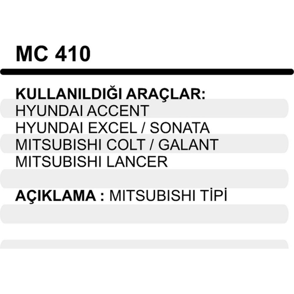 MARS PINYON KAPAGI HYUNDAI ACCENT