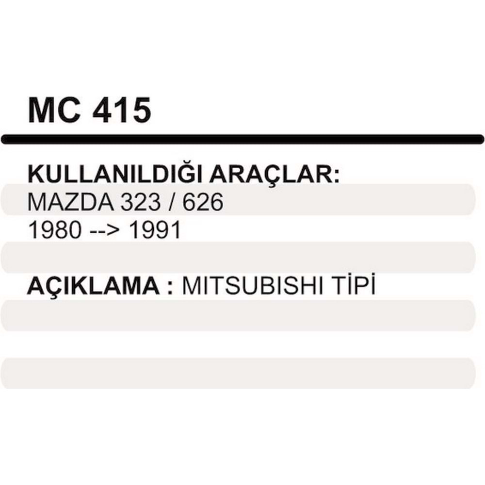 MARS PINYON KAPAK MAZDA 323 626