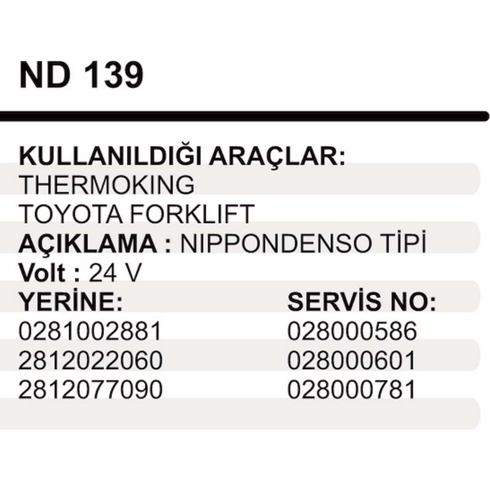 MARS YASTIGI GOVDELI DENSO THERMOKING