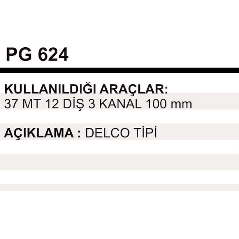 MARS DISLISI 12D 37MT DELCO 3 KANAL 100 MM