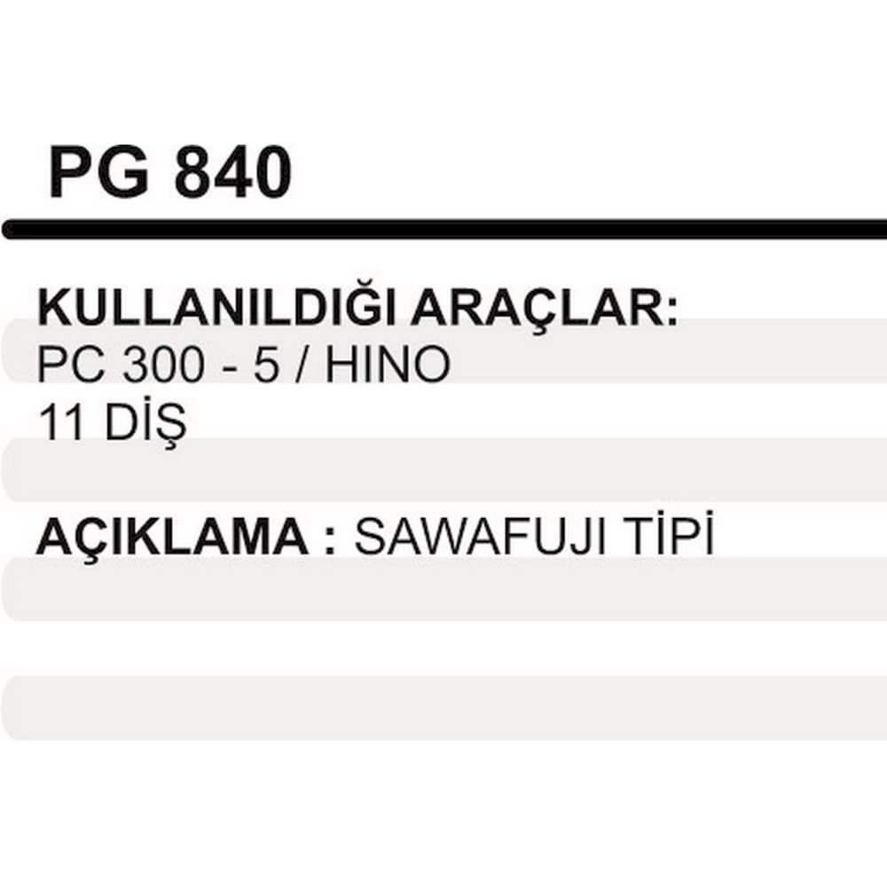 MARS DISLISI SAWAFUJI PC300-5 HINO