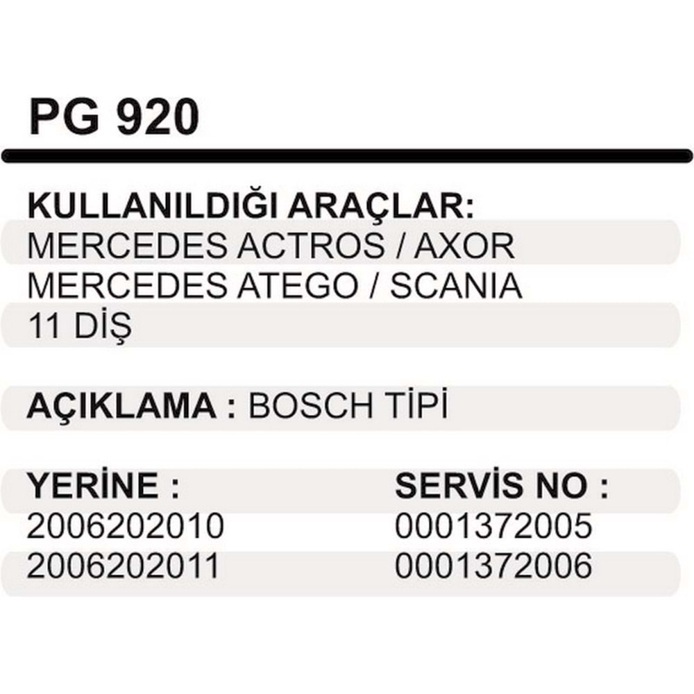 MARS DISLISI 11D ACTROS AXOR