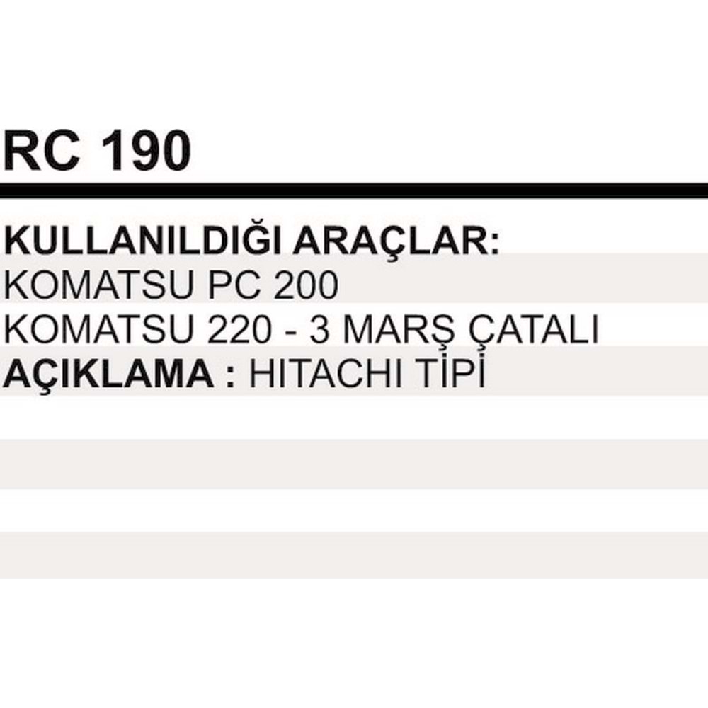 MARS CATAL KOMATSU PC200/220-3
