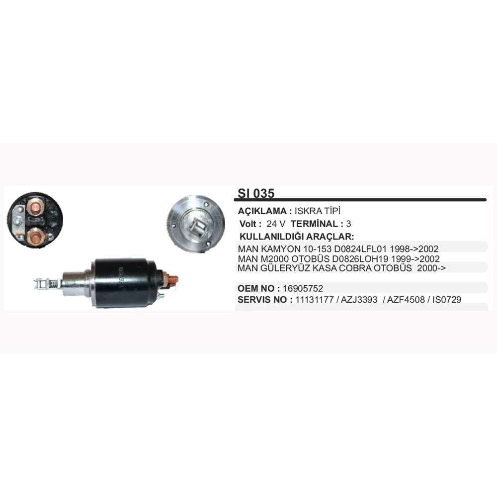 MARS OTOMATIGI 24V MERCEDES IVECO MAN