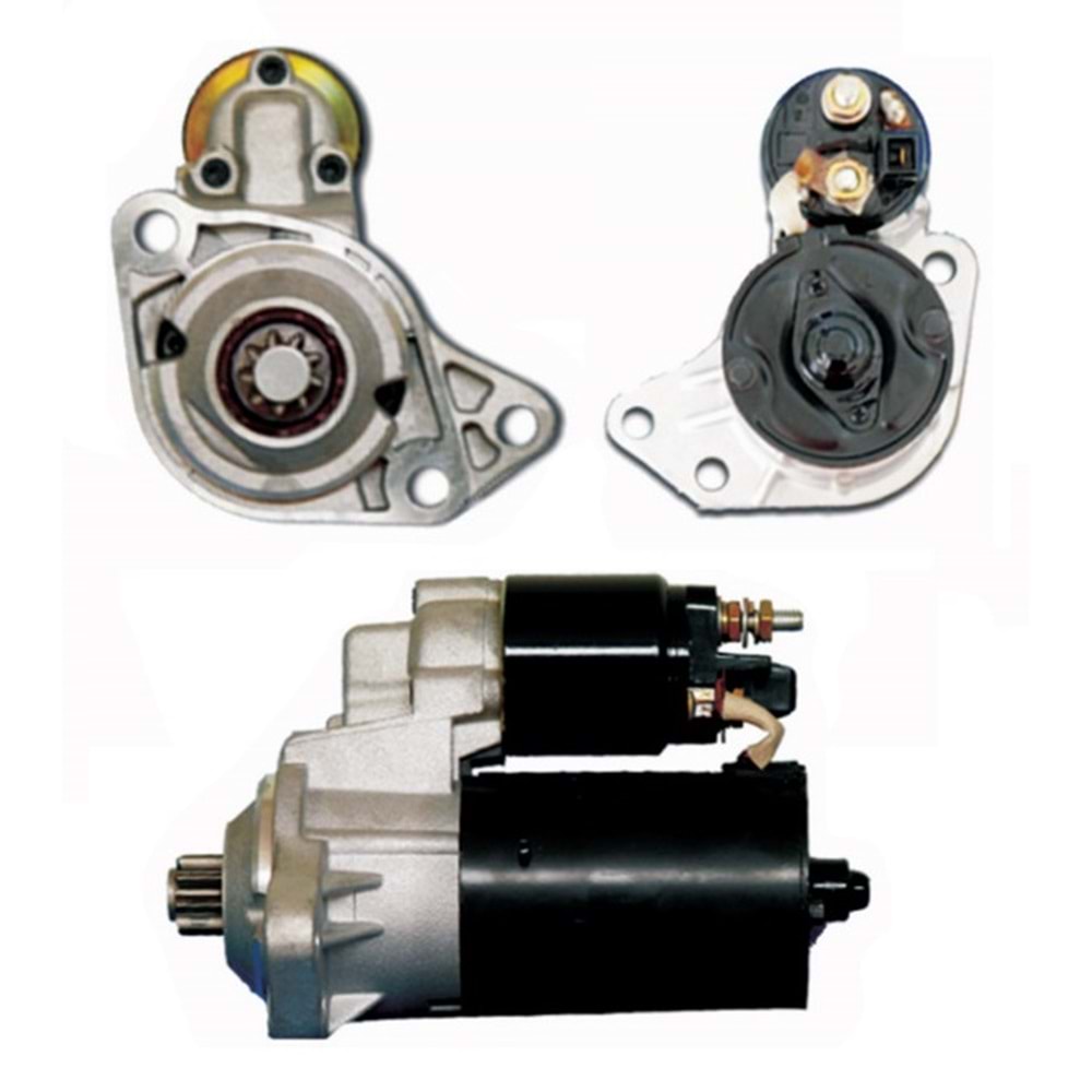 MARS MOTORU 12V 9 DIS 1.1 KW BOSCH TIPI VW BORA GOLF 97-05 BENZINLI SEAT LEON TOLEDO CORDOBA
