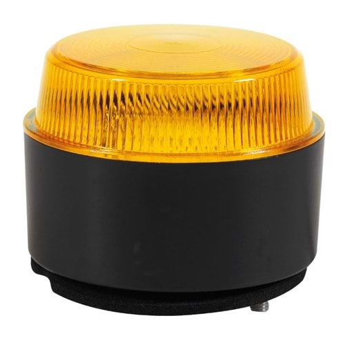 LED FLASHING BEACON 10-30V ÇAKAR LAMBA AMBER