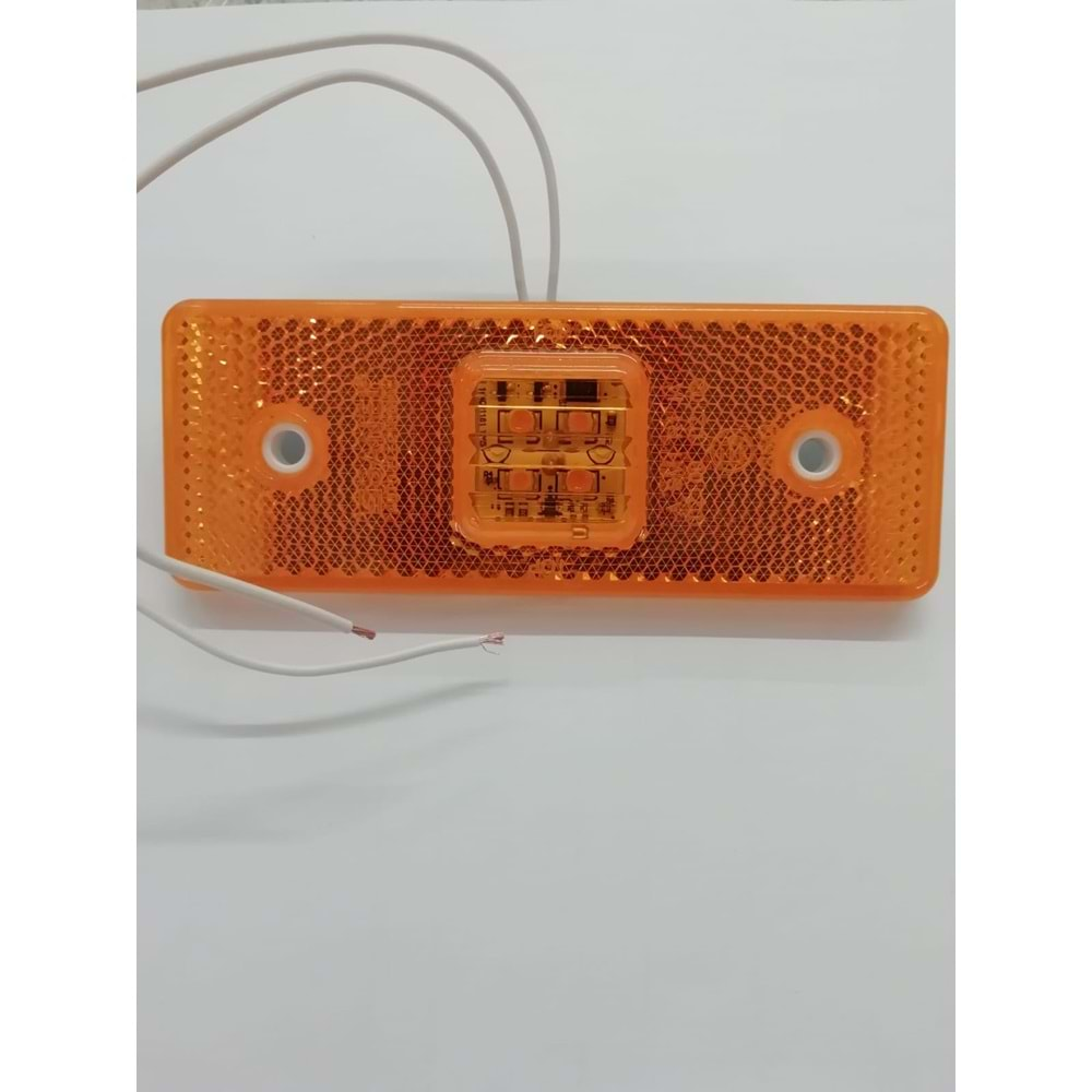 SIDE MARKER SML01Y 4 LED SARI 10-30V YAN