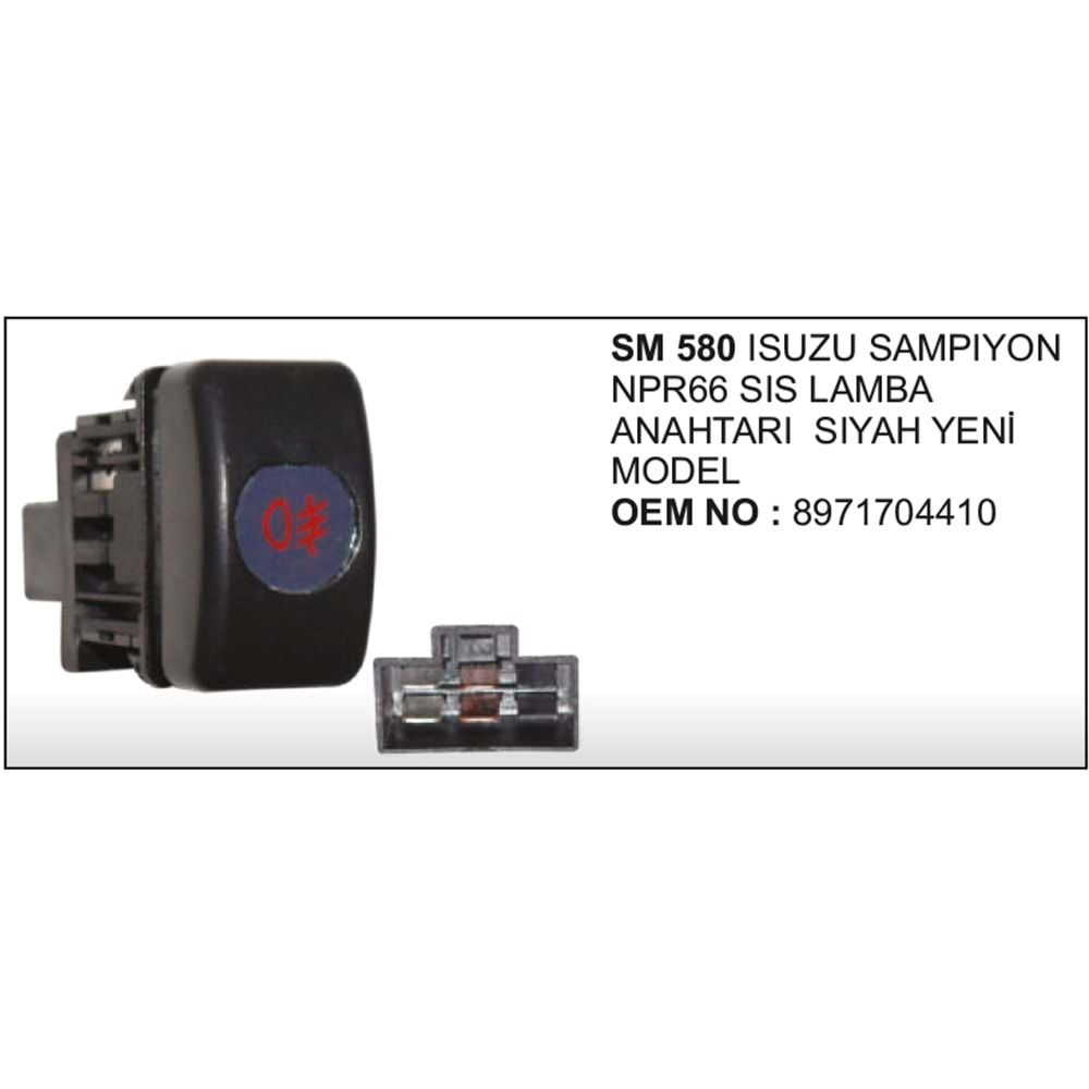 SIS LAMBA ANAHTARI SIYAH ISUZU CHAMPION