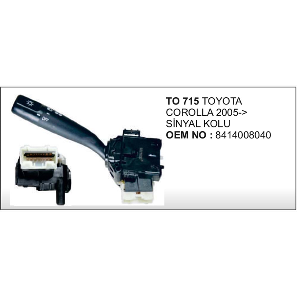 SINYAL KOLU TOYOTA COROLLA 05