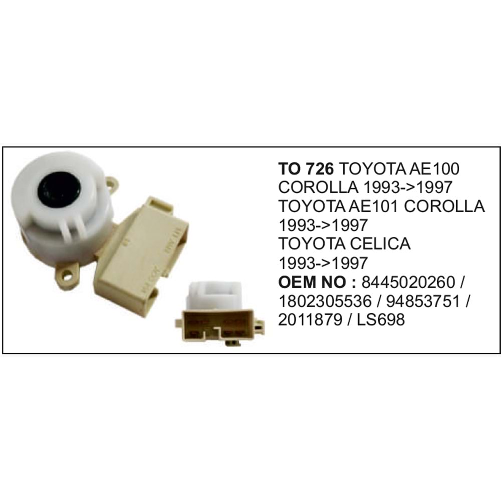 KONTAK TERMINALI TOYOTA AE100 93-96 COROLLA