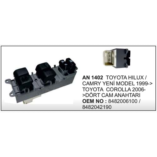 CAM ANAHTARI 4 CAM TOYOTA HILUX CAMRY 99-
