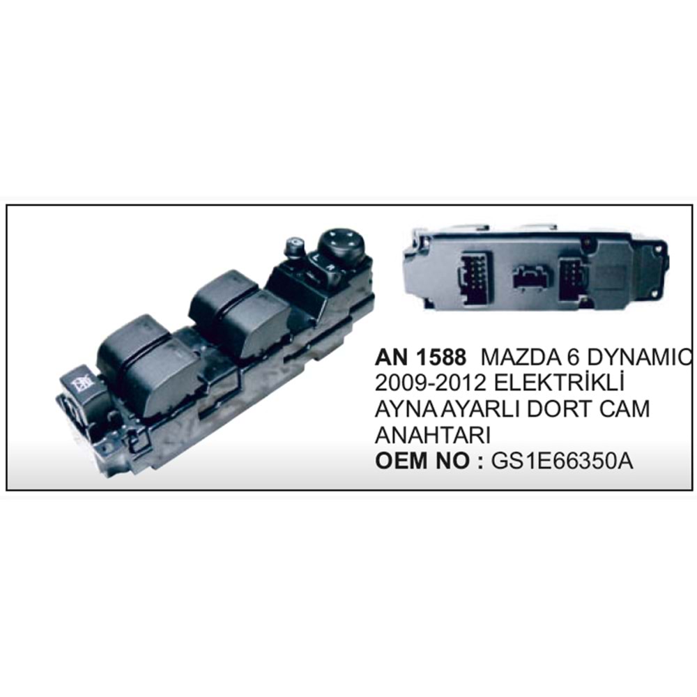 CAM ANAHTARI MAZDA 6DYNAMIC 4 CAM 2009>