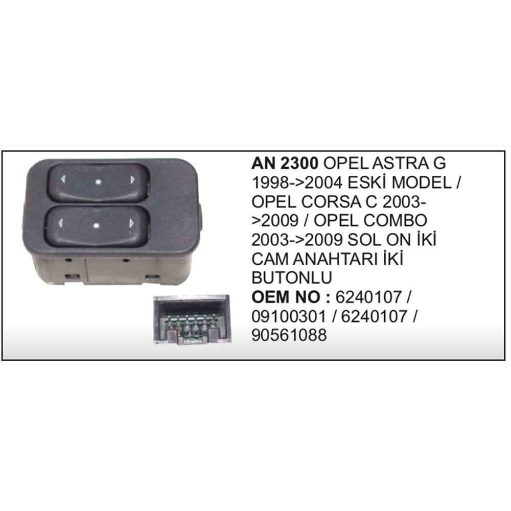 CAM ANAHTARI ON OPEL ASTRA G H EM SOL