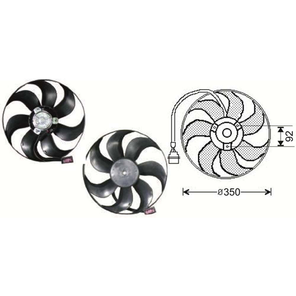 FAN MOTOR VOLKSWAGEN