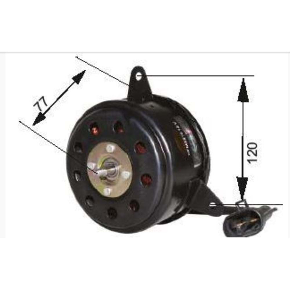 FAN MOTOR TEK OPEL CORSA C KLIMALI 2001-2003