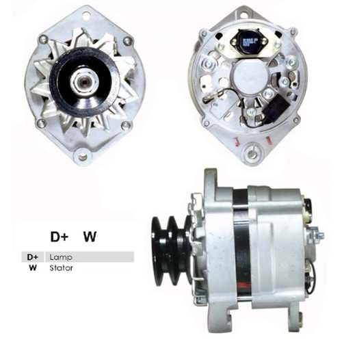 ALT DINAMO 24V 80A BOSCH TIP SCANIA F112 BF86 K112 82-95 D+ W