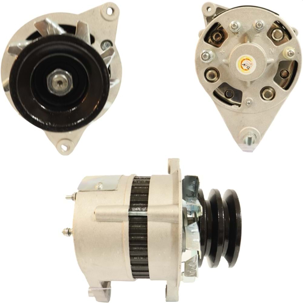 ALT DINAMO 12V 55A CIN TIP DIZEL FORKLIFT JENERATOR IS MAKINESI DISTAN KONJEKTORLU
