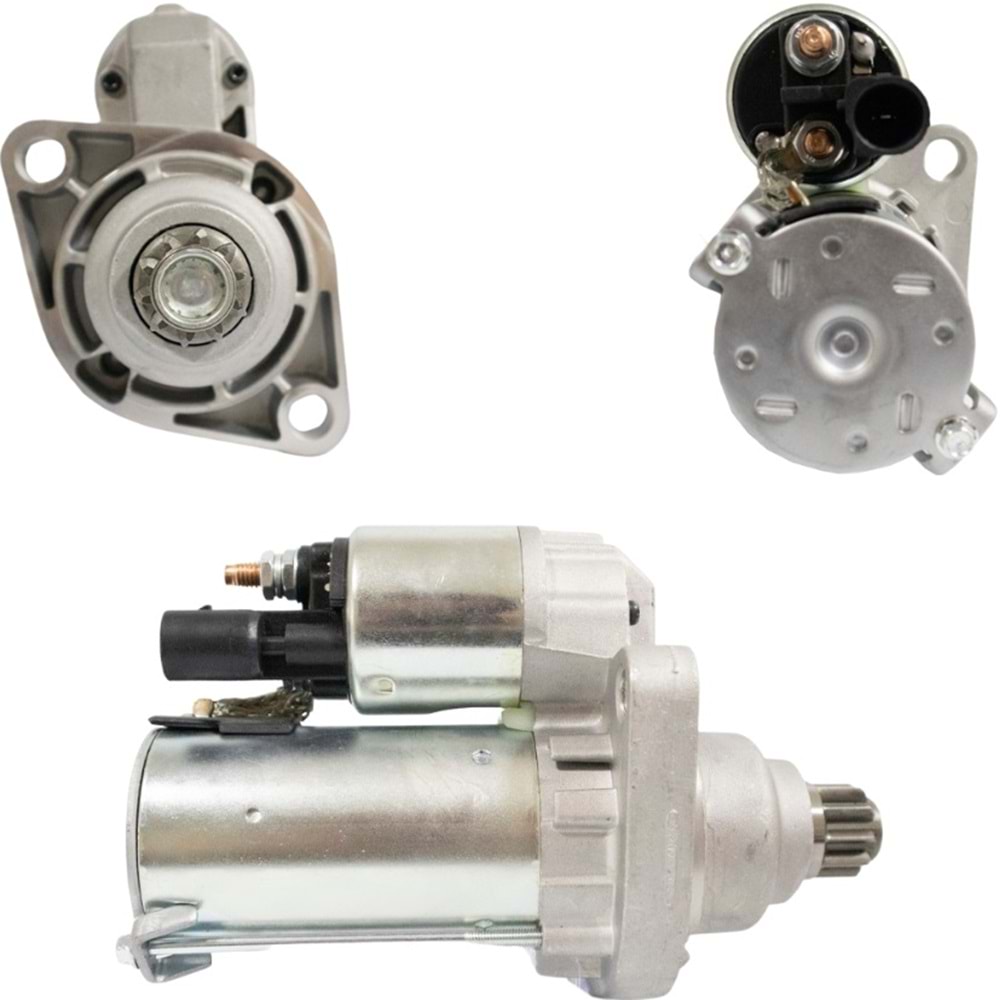MARS MOTORU 12V 10 DIS 1.1 KW VALEO TIP VOLKSWAGEN GOLF V JETTA III PASSAT POLO TIGUAN AUDI A3 Q3 SE