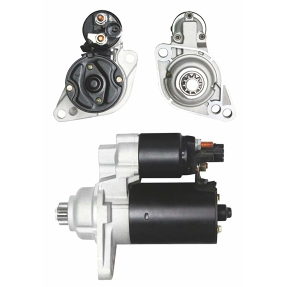 MARS MOTORU 12V 10 DIS 1.1KW BOSCH TIP GOLF JETTA LEON A3 1.4TSI-2.0 FSI CCW 02Z911023E-02Z911023EX-