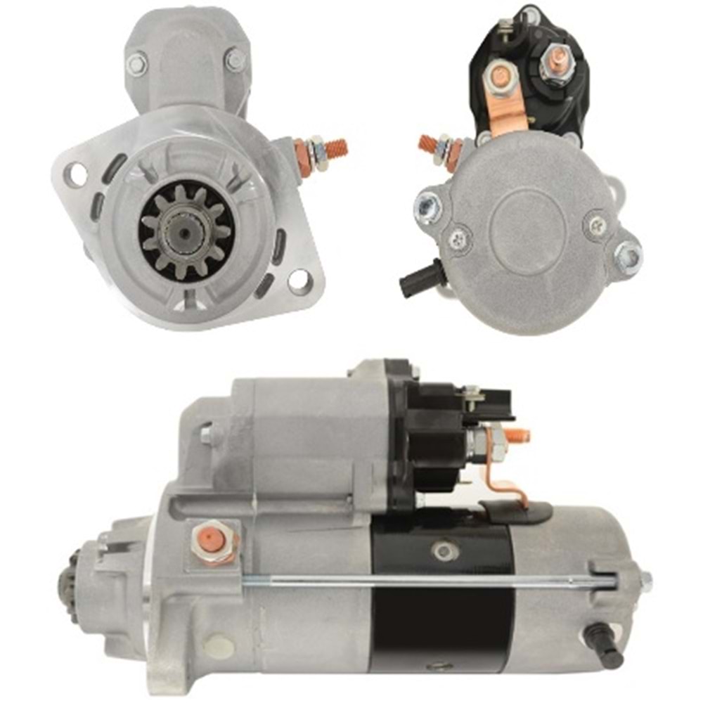 MARS MOTORU 12V 11 DIS 3.0KW DENSO TIP CUMMINS ISB 6.7 CAT. BLUEBIRD-KALMAR FORKLIFT