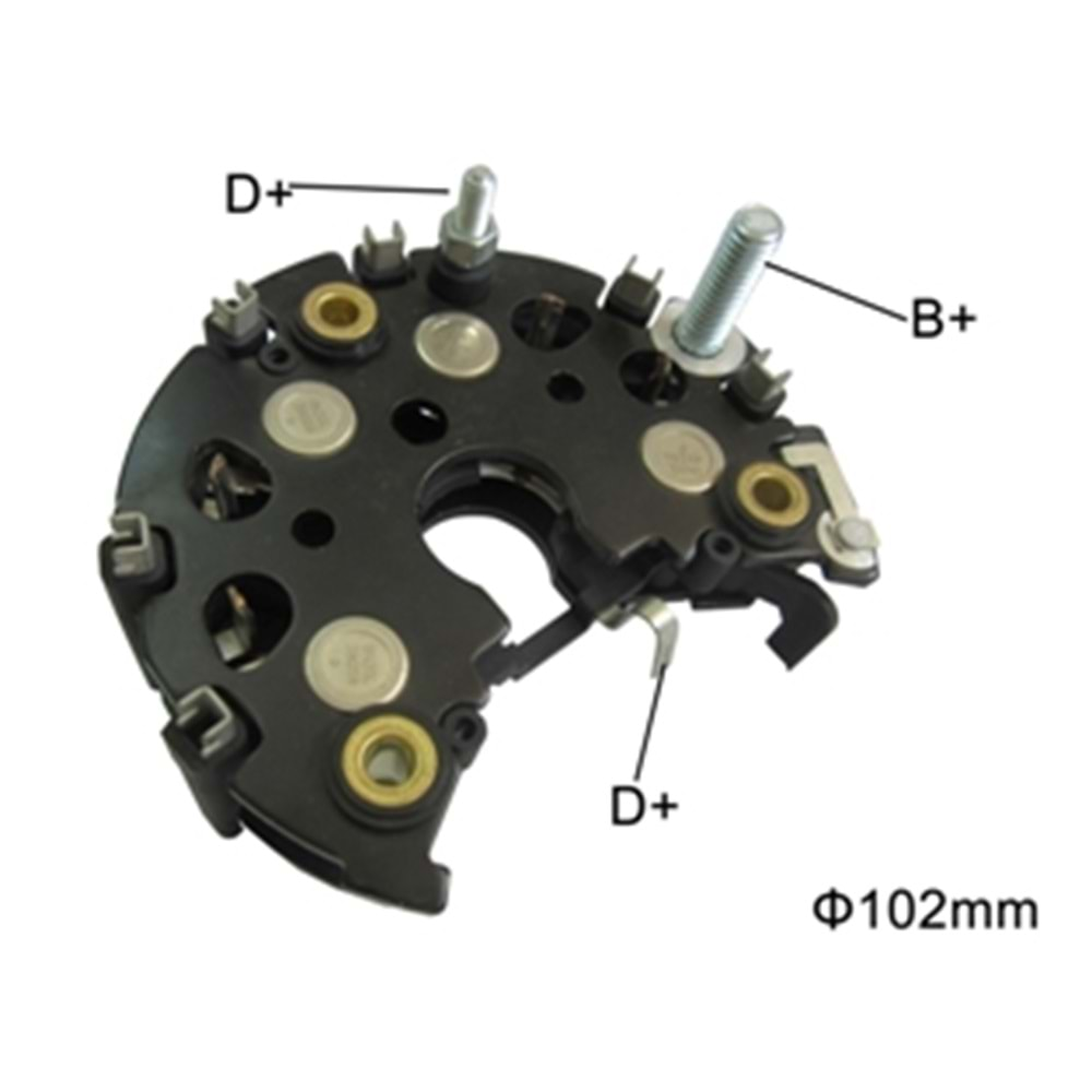 ALT DIOT TABLASI 70A 8 DIOT BOSCH TIP OPEL ASTRA F 1.4-1.6 COMBO CORSA B 1.2-1.4 102mm