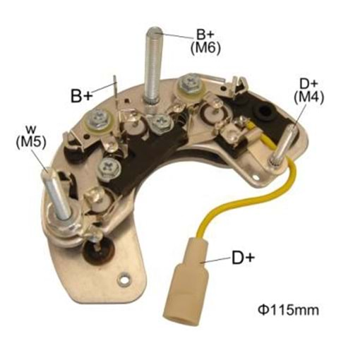 ALT DIOT TABLASI 75A 6 DIOT LUCAS TIPI BMC PROFESYONEL ROVER RL-09H UBT137