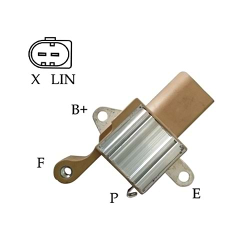 ALT KONJEKTOR 14.40V 2 FISLI NIPPON DENSO TIP ISUZU D-MAX 1.9D LIN-X