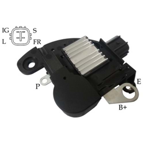 ALT KONJEKTOR 14.20V 4 FISLI TOYOTA COROLLA (E14, E15) (06-) / AURIS (E15) (06-12) IG-S-L-FR VN-2470