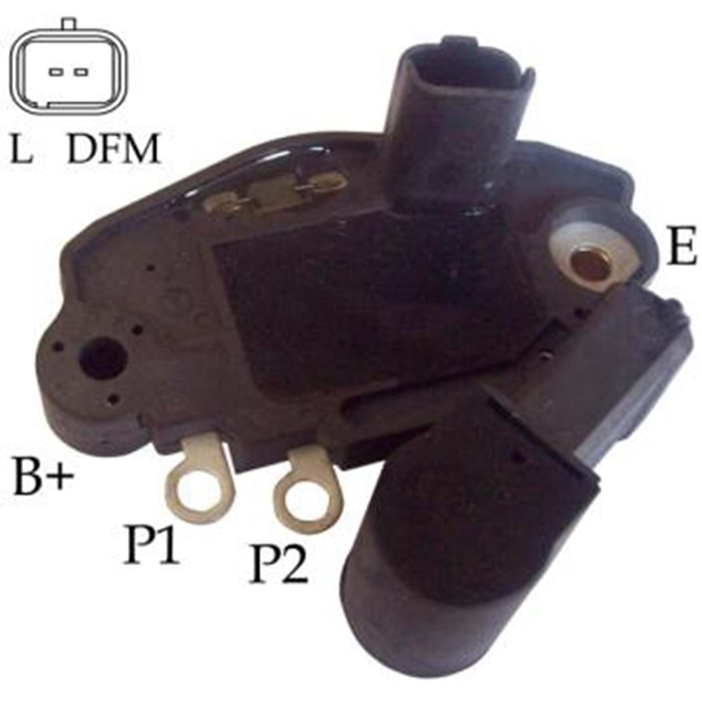 ALT KONJEKTOR 14.5V 2 FISLI VALEO TIPI RENAULT MEGANE LAGUNA SEAT VOLKSWAGEN VR-PR1620H