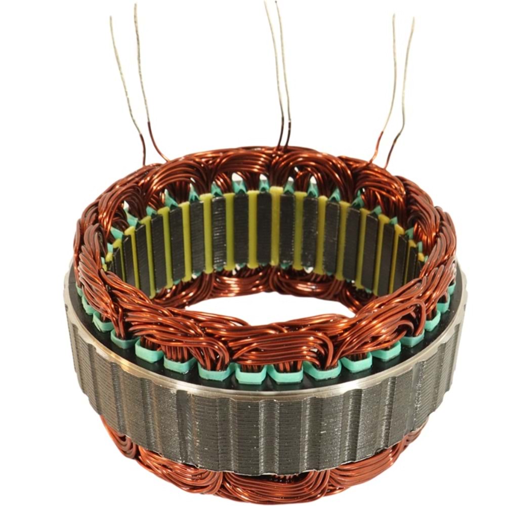 ALTERNATOR STATOR 24V 90A VALEO TIP HYUNDAI IS MAKINESI İÇ.112 DIŞ.141/145 KALINLIK.34 ALT1702