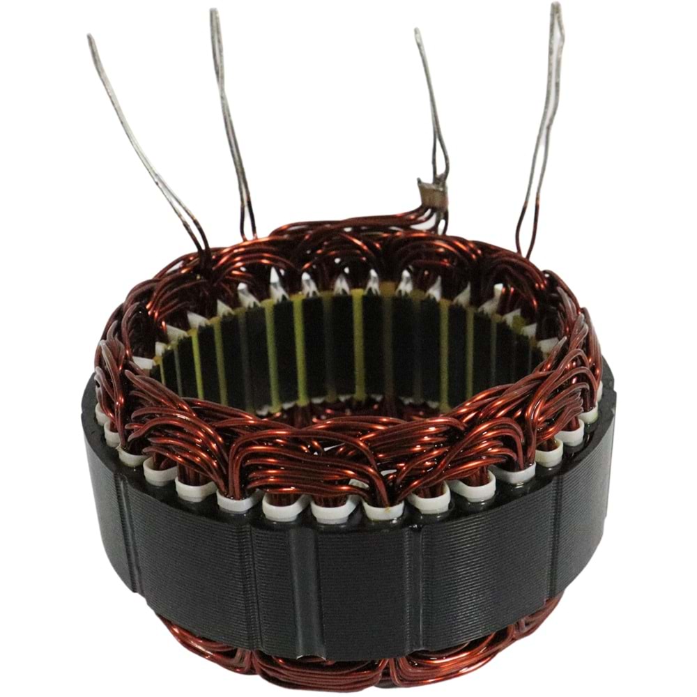 ALTERNATOR STATOR 12V 95A ISKRA TIP JCB Y.M MECALAC PALAZZANI IA1484 İÇ ÇAP.94 DIŞ.125 KALINLIK.31.5