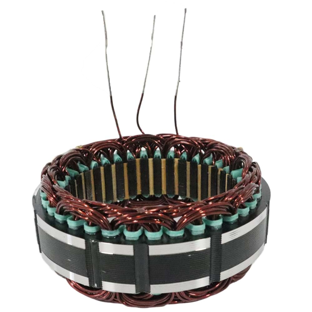 ALTERNATOR STATOR 12V 65A MAKO FIAT TRAKTOR DOGAN SAHIN KARTAL ST-115 83601541 10036 120012 DIŞ:124,